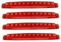 Диодни LED габарити лед светлини рогчета ЧЕРВЕНИ , 12-24V , снимка 2