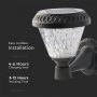 LED Соларен Градински Аплик RF Дистанционно CCT3в1, снимка 5