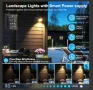 LightingWill Комплект 6 броя градински LED прожектори с таймер и фотоклетка, 3W 3000K, IP65, снимка 3