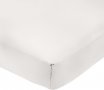 Долен чаршаф с ластик AmazonBasics, бял, 135 x 190 x 30 cm