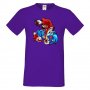 Мъжка тениска Mario Zombie VS Sonic Zombie Игра,Изненада,Подарък,Празник,Повод, снимка 17