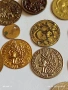 Лот 50 броя месингови пендара монети продупчени за НАКИТ, НОСИЯ, ЗАБРАДКА КОЛЕКЦИЯ 50056, снимка 2