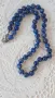 Ретро гердан от естествен лапис лазули , снимка 1