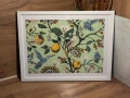 Ръчно изработен Диамантен Гоблен „Ботаническа градина“ – в бяла рамка 🌿🍋, снимка 3