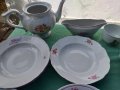 Български порцелан чинии,кана,купа, снимка 5