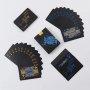 Черни PVC водоустойчиви карти за игра на покер Пластик , снимка 6