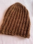 Плетена шапка кафява, снимка 2