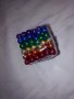 216 Магнитни Топчета (сфери) цветни 5 мм, в метална кутия , снимка 12