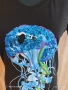 Тениска с син октопод, снимка 4