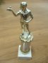 № 1270 стара фигура статуетка  - височина 25 см   - синтетика / пластмаса , метал , снимка 2