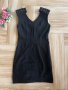 Елегантна черна рокля, снимка 1 - Рокли - 40660443