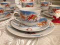 Vintage. Нов. Немски Коледен сервиз за кафе/чай и десерт 18 ел., снимка 3