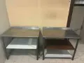 Професионални кухненски работни маси (Алпака и Островни) + шкаф, гр. Хасково, снимка 4