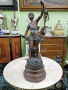 Прекрасна антикварна колекционерска френска фигура статуетка , снимка 1 - Антикварни и старинни предмети - 44693518