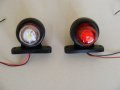 1бр. Лед LED мини рогчета светлини габарити 12-24V , 0100RW , снимка 3