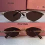 Miu 2024 дамски слънчеви очила ромб 3 цвята, снимка 2