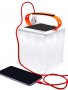 соларен лагерен фенер и зарядно устройство за телефон, снимка 1 - Къмпинг осветление - 40140824