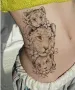 3 тигри тигъра тигър черно бял временна татуировка татос татус Tattoo, снимка 2