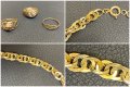 Златни обеци халки кръст ланец пръстен 14 карата 585 златни zlato prasten obeci gold , снимка 12