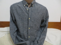 Мъжка риза с дълъг ръкав от лен  H&M L.O.G.G., снимка 1 - Ризи - 34605446