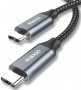  NIMASO USB C - USB C кабел, 100W 20V/5A PD Кабел за бързо зареждане с чип E-Mark, найлонова опелтка