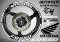 Honda CB 650 кантове + надписи за джанти, снимка 9