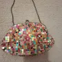 Accessorize Чанта с разноцветни пайети, снимка 2