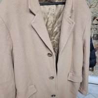 CONWELL вълнено бежево  мъжко палто, снимка 4 - Палта - 39267420
