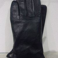 ТъмноСини мъжки кожени ръкавици, снимка 1 - Ръкавици - 35345342