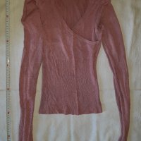 пуловер, V-образно деколте "прегърни ме", снимка 1 - Блузи с дълъг ръкав и пуловери - 30373706