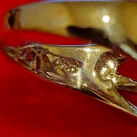 Зашеметяващ  сребърен пръстен с Изумруд,Червени Гранати и Танзанити, снимка 6 - Пръстени - 37076729