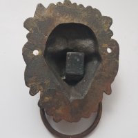 Старо метално чукало за врата, снимка 3 - Антикварни и старинни предмети - 37126476