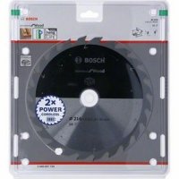  Bosch Standard for wood, циркулярен диск за дърво ф216х1,7/1,2х30, 24 зъба, снимка 1 - Други инструменти - 40745943