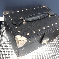 Луксозна кожена черна бижу-кутия, снимка 3 - Декорация за дома - 35111090