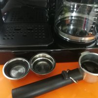 Комбинирана еспресо кафемашина DeLonghi BCO 411.B с ръкохватка и кана, снимка 9 - Кафемашини - 42618596