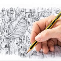 Нов Комплект моливи за скициране, рисуване За начинаещи и професионалисти, снимка 2 - Други - 38188993