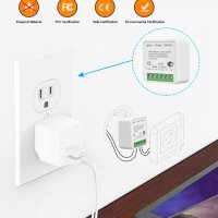 Wi-Fi Мини Интелигентно реле - Превключвател 16A,  20214256, снимка 5 - Други стоки за дома - 40491488