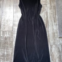Нова дълга ежедневна черна рипс плисе еластична рокля рипс 44 нолер , снимка 13 - Рокли - 37612454