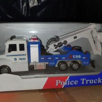 Детски полицейски камион с кран, снимка 1 - Коли, камиони, мотори, писти - 42875346