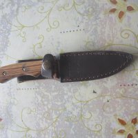 Уникален ловен нож Хербетс Солинген номер с кания , снимка 7 - Ножове - 29403586