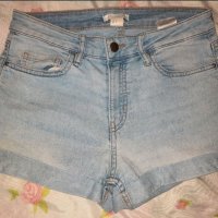 Къси дънкови панталони H&M, снимка 1 - Къси панталони и бермуди - 37470845