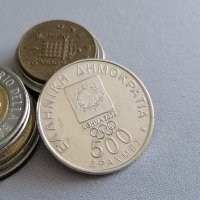 Монета - Гърция - 500 драхми (олимпийски огън) | 2000г., снимка 1 - Нумизматика и бонистика - 38425448