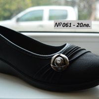 5 Чифта Черни Дамски Обувки Sai Bai Sun Артикул №061, снимка 1 - Дамски ежедневни обувки - 30963262