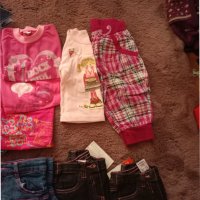 *Дънки, гащеризон, тениски и д-р. 104-116, снимка 2 - Детски панталони и дънки - 40840900