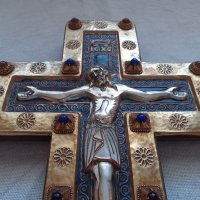 Кръст - Емайл - Morató - Исус Христос, снимка 9 - Антикварни и старинни предмети - 38497223