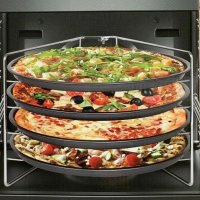 Комплект за печене на пица за 4 пици, 4 тави, снимка 6 - Съдове за готвене - 34865626
