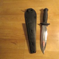 Рядък Стар италиански водолазен нож Марев  за ценители и колекционери, снимка 3 - Ножове - 37159055