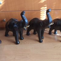 Кожени индийски декоративни слонове, снимка 5 - Други стоки за дома - 32072752