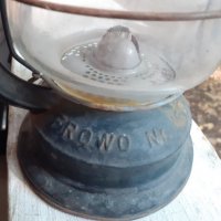 Стар антикварен немски газен фенер Frowo ГДР, снимка 3 - Антикварни и старинни предмети - 33972777