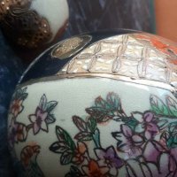 Антика старинна ваза SATSUMA изцяло ръчна израбатка  , снимка 16 - Антикварни и старинни предмети - 37705180